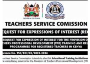 All Teachers To Prepare For 2024 Fresh TPD Training After A Notice